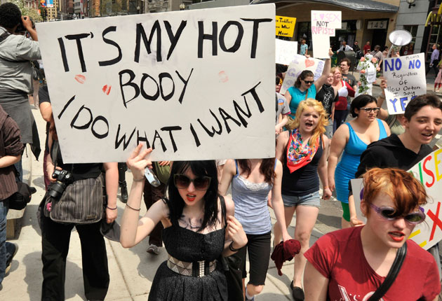 slutwalk by raunches in Boston