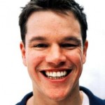 Matt Damon big smile